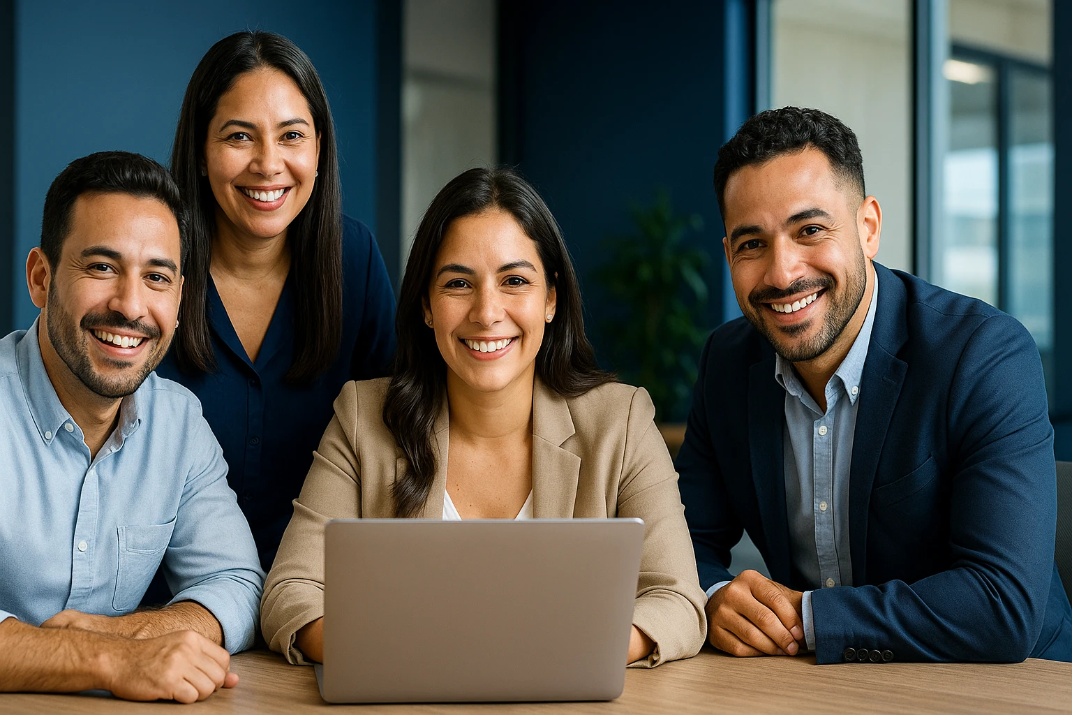 Equipo profesional colaborando en Testea.pro